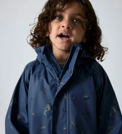 Regntøj|Name It Regntøj m. Seler - NmmDry10 - Vintage Indigo m. Print