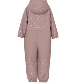 Softshell|Name It Shoftshelldragt m. Fleece - Noos - NmfAlfa08 - Woodrose/