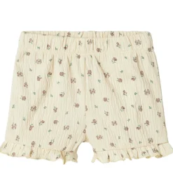 Shorts Og Knickers|Name It Shorts - NbfJannis - Bleached Sand m. Blomster