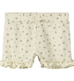 Shorts Og Knickers|Name It Shorts - NmfJannis - Bleached Sand m. Blomster