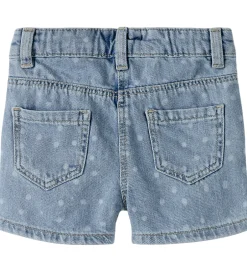 Shorts Og Knickers|Name It Shorts - NmfRose - Light Blue Denim/Dots
