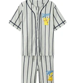 Skjorter|Shorts Og Knickers|Name It Shortssæt - NkmMaska - Pokémon - Lysegråmeleret