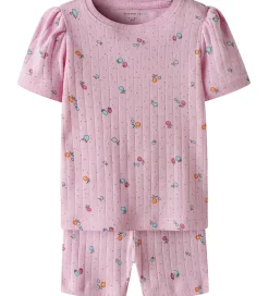 Shorts Og Knickers|Name It Shortssæt - NmfHamanda - Cykelshorts/T-shirt - Sweet Dre