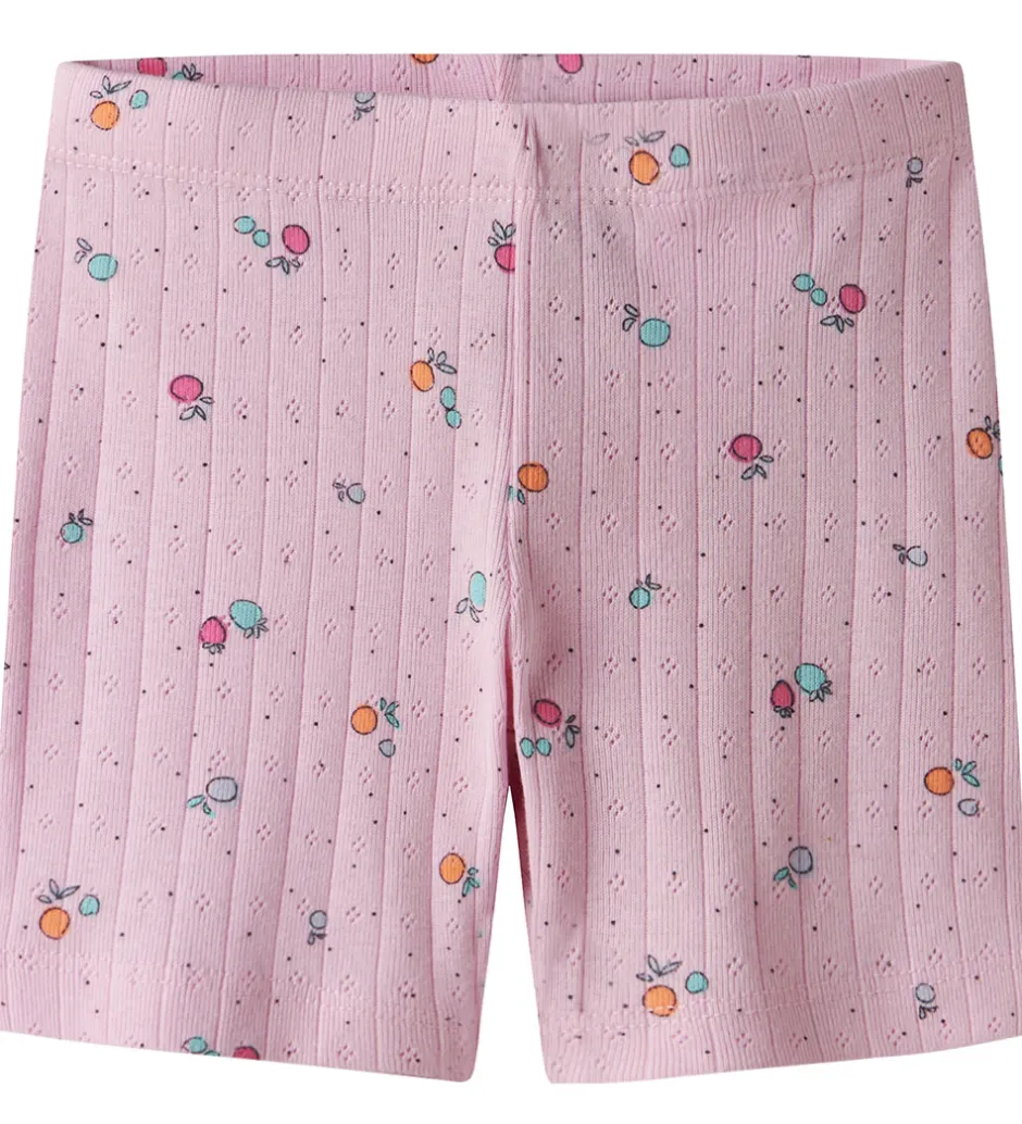 Shorts Og Knickers|Name It Shortssæt - NmfHamanda - Cykelshorts/T-shirt - Sweet Dre