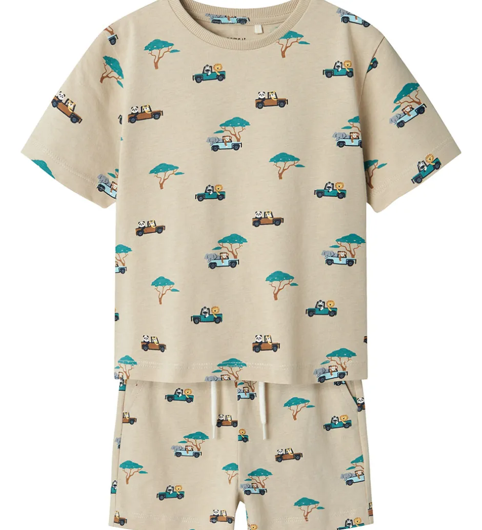 Shorts Og Knickers|Name It Shortssæt - NmmJivan - Island Fossil