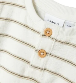 Shorts Og Knickers|Name It Shortssæt - Shorts/T-shirt - NbnOterry - Cloud Dancer