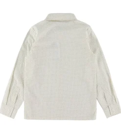 Skjorter|Juletøj|Name It Skjorte - NkmVilfred - Cloud Dancer/Dot Navy Blazer