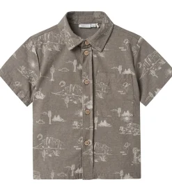 Skjorter|Name It Skjorte - Nmmhestern - Walnut