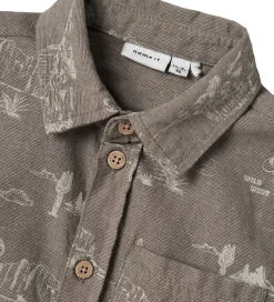 Skjorter|Name It Skjorte - Nmmhestern - Walnut