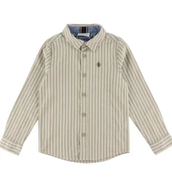 Skjorter|Name It Skjorte - NmmRekid - Island Fossil/Thin Stripe