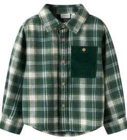 Skjorter|Drengetøj|Name It Skjorte - NmmSanto - Bistro Green