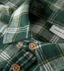 Skjorter|Drengetøj|Name It Skjorte - NmmSanto - Bistro Green