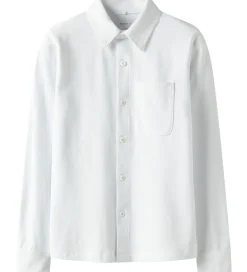 Juletøj|Skjorter|Name It Skjorte - Piqué - NkmRon - Jersey - Bright White
