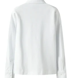 Juletøj|Skjorter|Name It Skjorte - Piqué - NkmRon - Jersey - Bright White