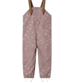 Softshell|Name It Softshellbukser m. Fleece/Seler - NmfAlfa08 - Woodrose/B