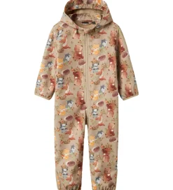 Softshell|Name It Softshelldragt - NbnAlfa08 - Oxford Tan/Woodland
