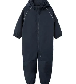 Softshell|Name It Softshelldragt m. Fleece - Noos - NmnAlfa - Dark Sapphir