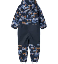 Softshell|Name It Softshelldragt m. Fleece - Noos - NmmAlfa08 - Dark Sapph