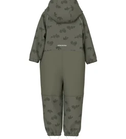 Softshell|Name It Softshelldragt m. Fleece - Noos - NmmAlfa08 - Dusty Oliv