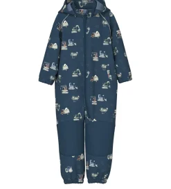 Softshell|Name It Softshelldragt m. Fleece - Noos - NmmAlfa08 - Sargasso S