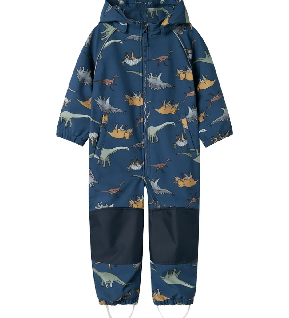 Softshell|Name It Softshelldragt m. Fleece - Noos - NmmAlfa08 - Dark Demin