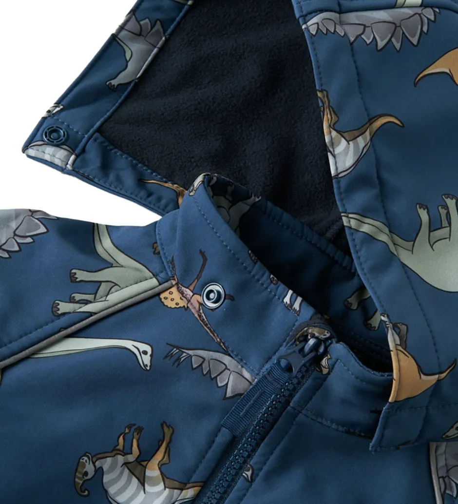 Softshell|Name It Softshelldragt m. Fleece - Noos - NmmAlfa08 - Dark Demin