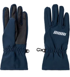 Softshell|Name It Softshellhandsker m. Fleece - Noos - NknAlfa - Dark Sapp