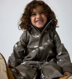 Softshell|Name It Softshelljakke m. Fleece - NmmAlfa08 - Morel/Rhino