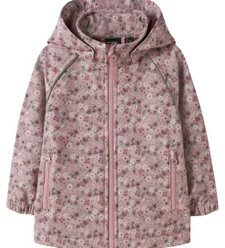 Softshell|Name It Softshelljakke m. Fleece - NmfAlfa08 - Woodrose/Blossom