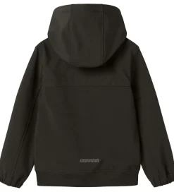 Softshell|Name It Softshelljakke m. Fleece - NkmAlfa08 - Cool Block - Sort