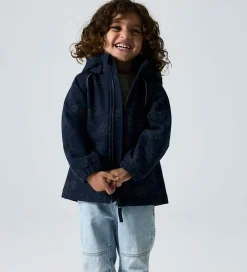 Softshell|Name It Softshelljakke m. Fleece - NmmAlfa08 - Dark Sapphire m.