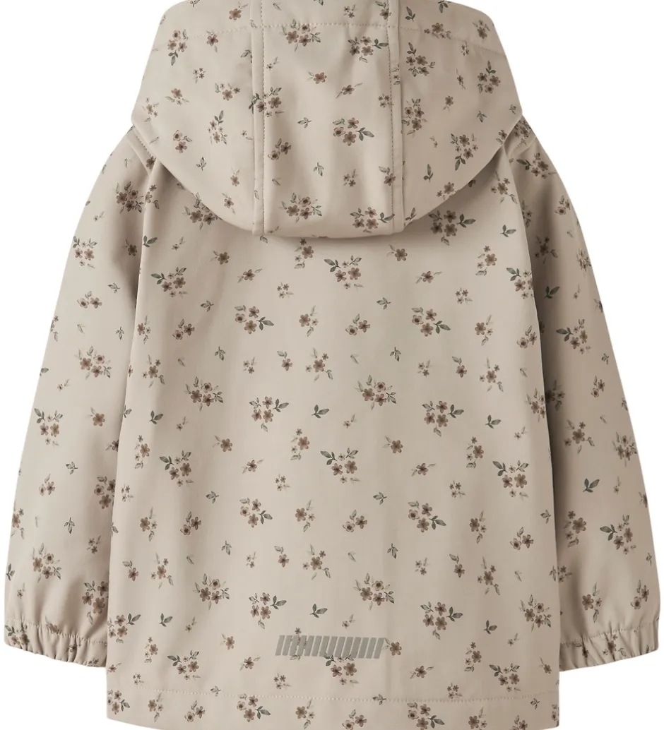 Overgangsjakker|Softshell|Name It Softshelljakke m. Fleece - NmfAlfa08 - Pure Cashmere/Bou