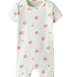 Sommerdragter|Name It Sommerdragt - NbfVandora - Cloud Dancer/Apples