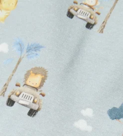 Sommerdragter|Name It Sommerdragt - NbmHelp - Pearl Blue m. Print