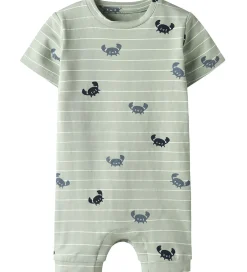 Sommerdragter|Name It Sommerdragt - NbmVroels - Aqua Gray/Crabs