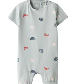 Sommerdragter|Name It Sommerdragt - NbmVroels - Pearl Blue/Sea Animals