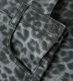 Kjoler|Name It Spencer - Denim - NmfOphelia - Night Owl/Grey Leopard