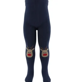 Strømpebukser|Name It Strømpebukser - NmfVichristmas - 2-pak - Dark Sapphire/J