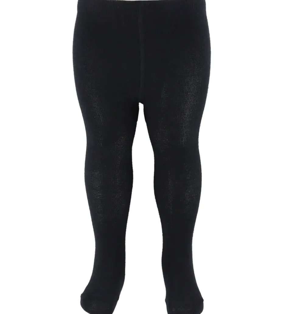 Strømpebukser|Name It Strømpebukser - Uld/Bomuld - NbmWak - Sort