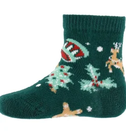 Strømper|Name It Strømper - 3-Pak - NbnVismas - Jester Red/Navy Blazer +