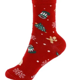 Strømper|Name It Strømper - 3-pak - NknVismas - Jester Red/Navy Blazer +