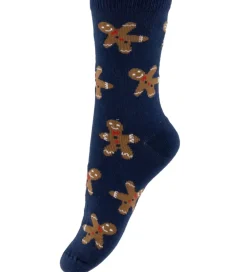 Strømper|Name It Strømper - 3-Pak - NknriChristmas - Navy Blazer/ Grey Me