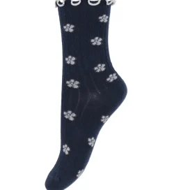 Strømper|Name It Strømper - 3-pak - NmfOalia - Navy Blazer/Burnished Lila