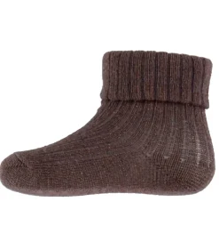 Pigetøj|Strømper|Name It Strømper - Rib - Glimmer - NbfNobba - Peppercorn