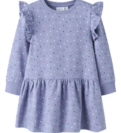 Kjoler|Name It Sweatkjole - NmfFoeana - Purple Impression