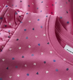 Kjoler|Name It Sweatkjole - NmfOeana - Pink Power