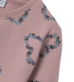 Kjoler|Name It Sweatkjole - NmfOlukria - Toadstool m. Hjerter