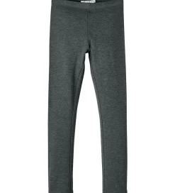Leggings|Name It Sweatleggings - Noos - NkfDavina - Mørk Grå Meleret