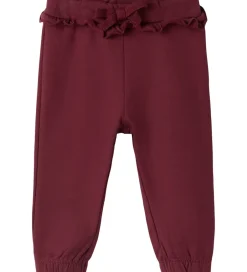 Bukser Og Jeans|Name It Sweatpants - NbfRowane - Burgundy