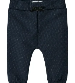Bukser Og Jeans|Name It Sweatpants - NbfRulina - Navy Blazer m. Guld Prikker